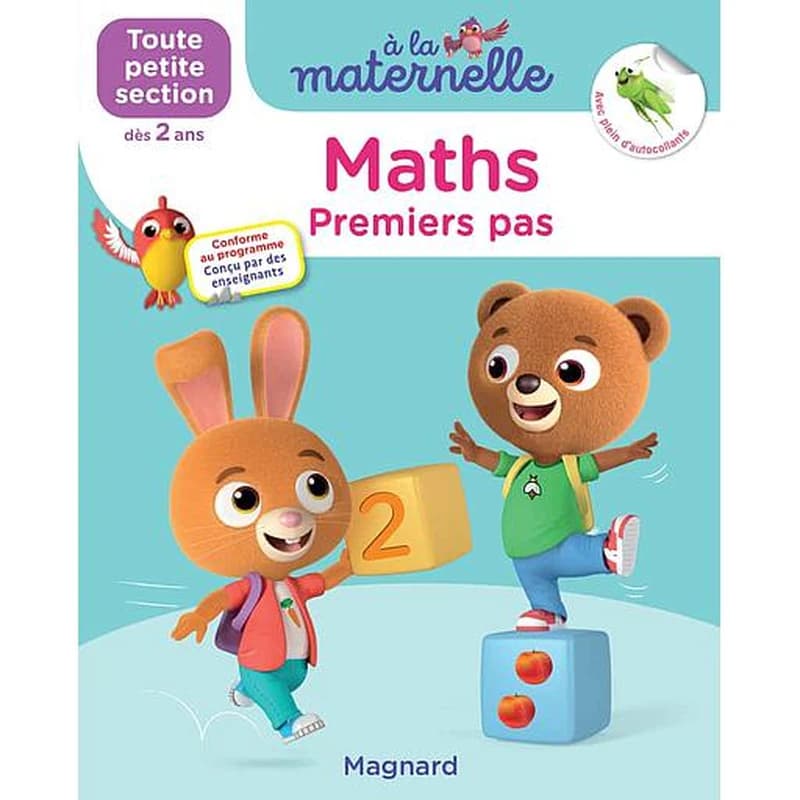 à la maternelle : maths ; toute petite section ; à la maternelle ; les premiers apprentissages de la maternelle