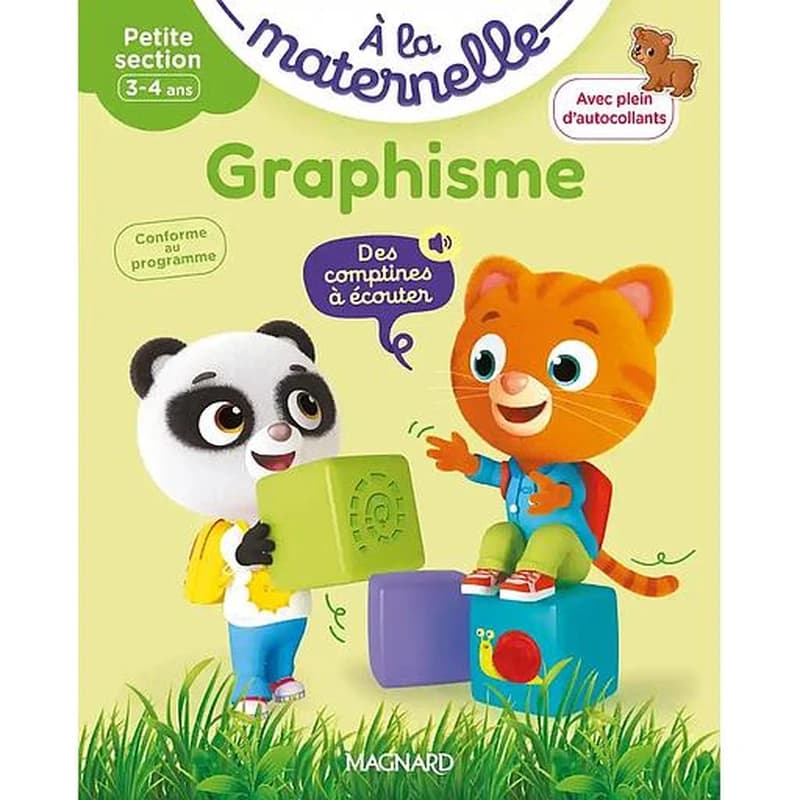 à la maternelle : Graphisme ; Petite section ; Les premiers apprentissages de la maternelle