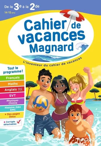Cahier de vacances de la 3e à la 2de