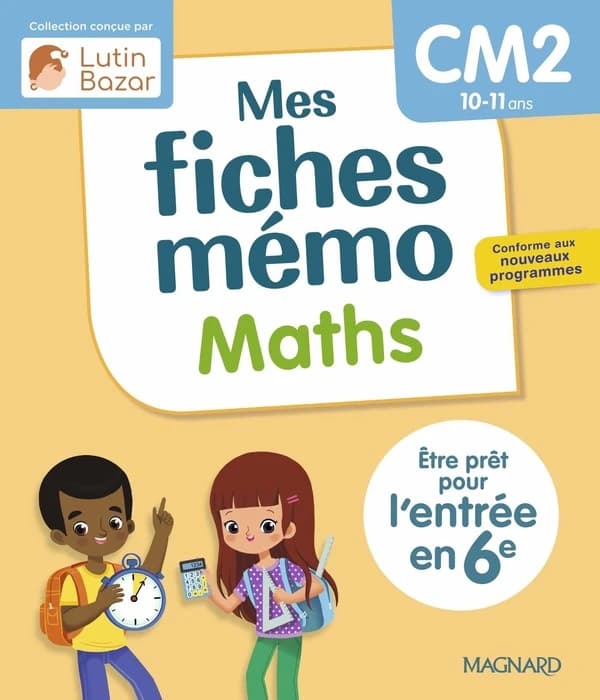 Maths Mes fiches mémo CM2