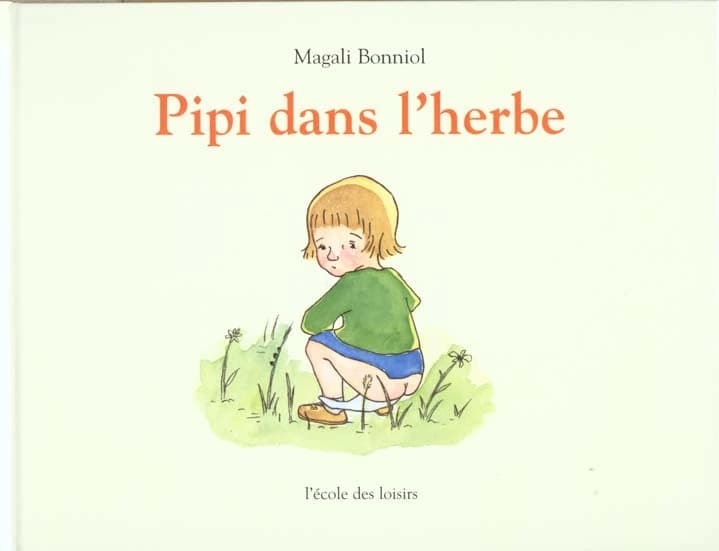Pipi dans l'herbe