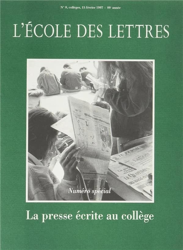 La Presse écrite au collège