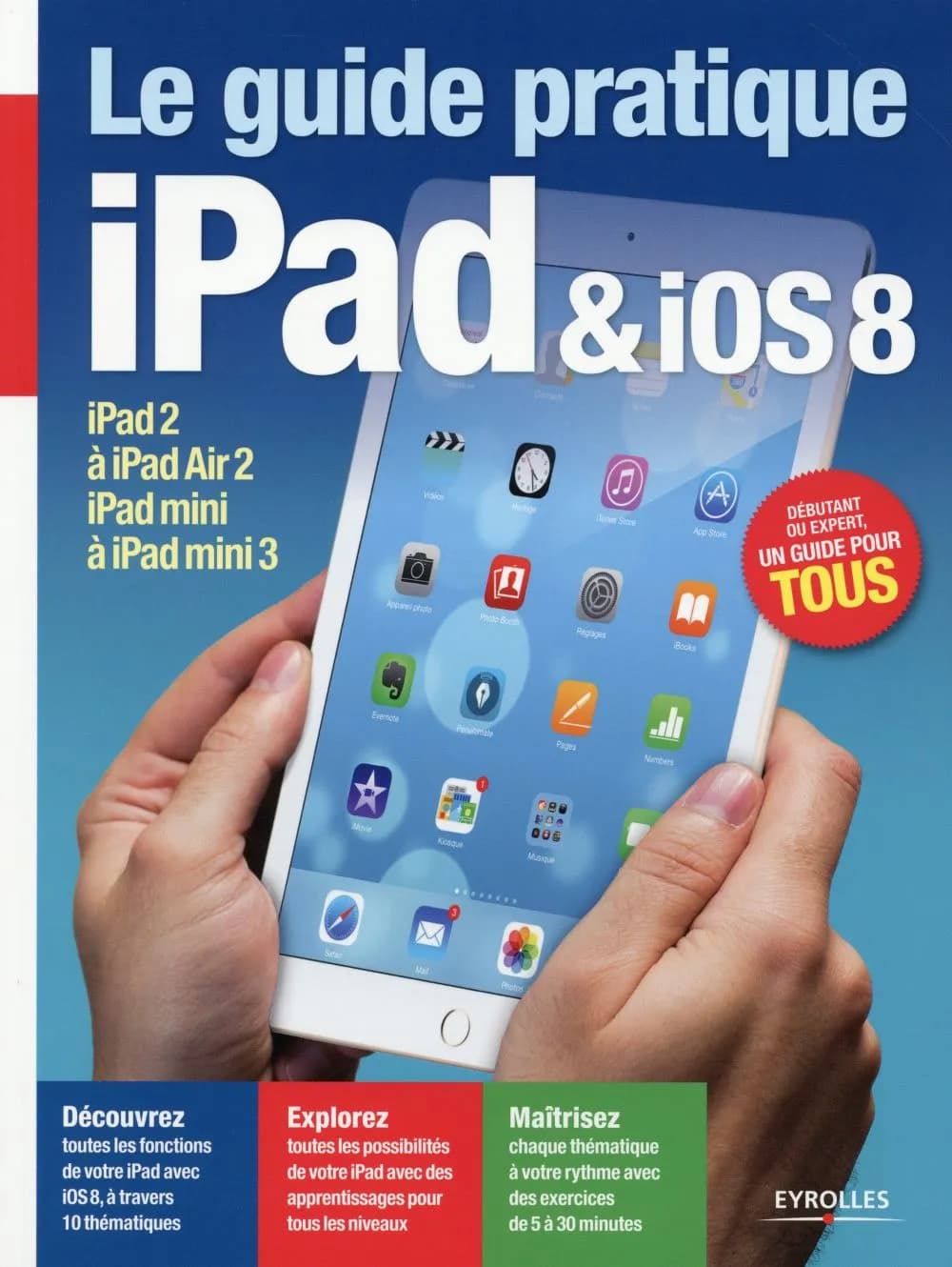 Le guide pratique iPad & iOS 8 : iPad 2 à iPad Air 2, iPad mini à iPad mini 3