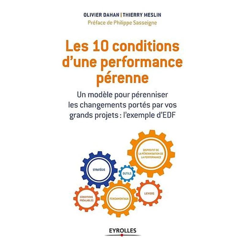 Les 10 conditions d'une performance pérenne : un modèle pour pérenniser les changements portés par vos grands projets, l'exemple d'EDF