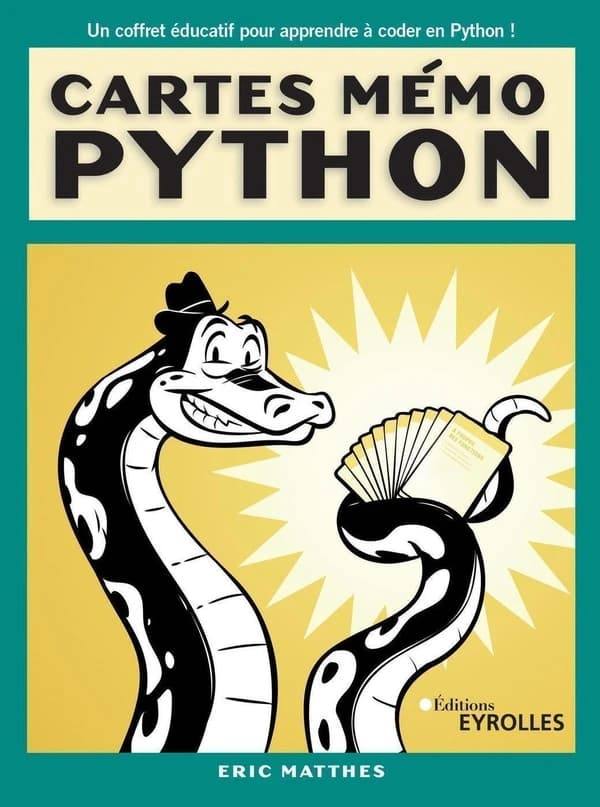 Cartes mémo Python : 101 cartes