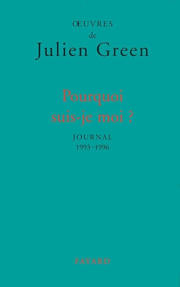 Pourquoi suis-je moi ? : Journal 1993-1996