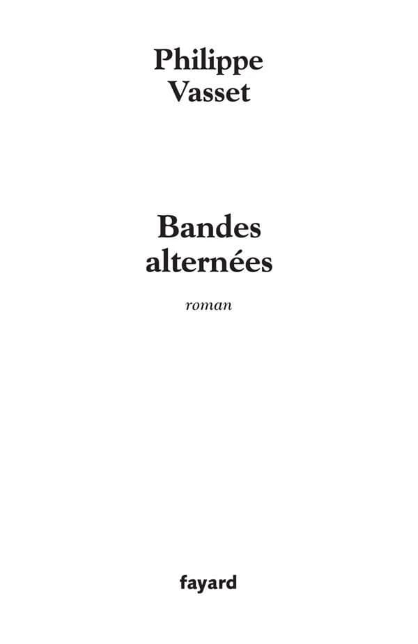Bandes alternées : roman