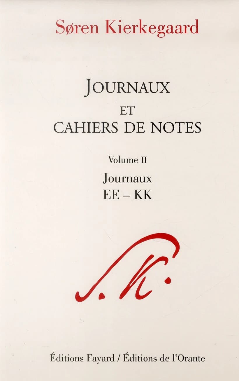 Journaux et cahiers de notes. Volume II, Journaux EE-KK