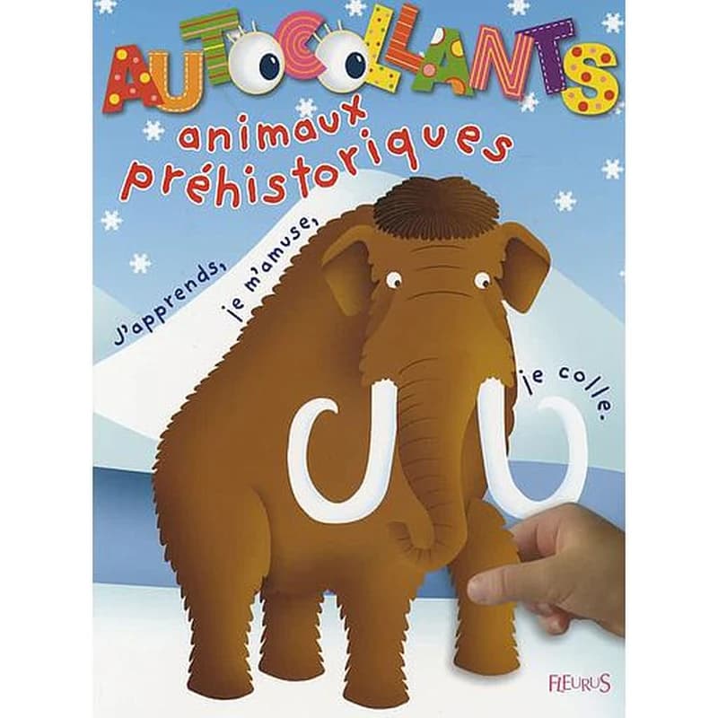 Autocollants - Animaux préhistoriques 5+