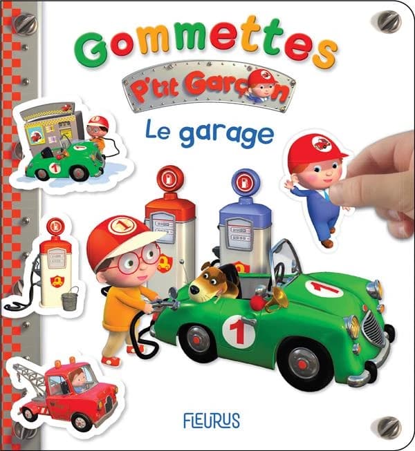 Gommettes p'tit garçon : le garage : [Autocollant]