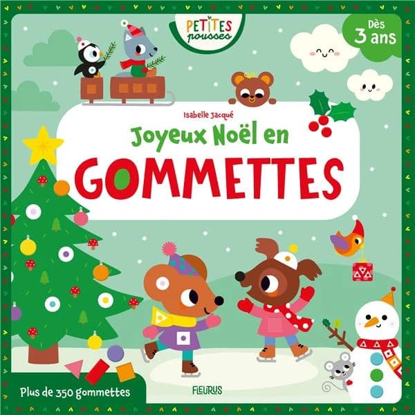 Joyeux Noël en gommettes : Plus de 350 gommettes