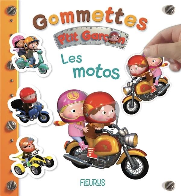 Gommette P'tit Garçon : les motos : [Autocollant]