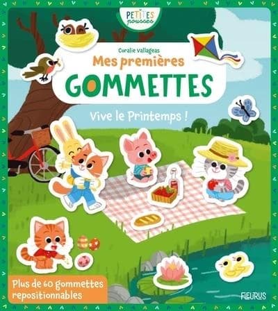 Mes premières gommettes : vie le Printemps ! : petites pousses : dès 3 ans : [Autocollant]