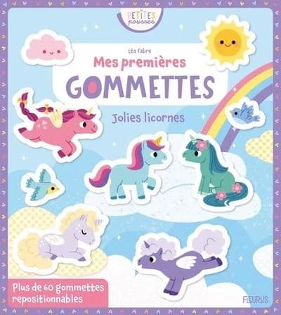 Mes premières gommettes : jolies licornes : petites pousses : dès 3 ans : [Autocollant]