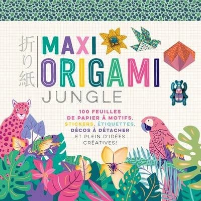 Maxi origami Jungle : Avec plus de 110 stickers