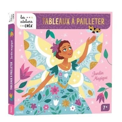 Les ateliers créa' : tableaux à pailleter : Jardin magique