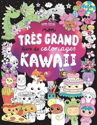 Mon très grand livre de coloriages kawaii