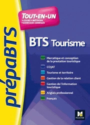 PREPABTS ; BTS tourisme ; toutes les matières