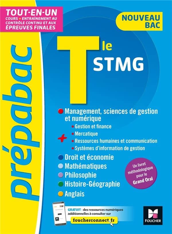 PREPABAC - Toute la terminale STMG - Nouveau bac - Contrôle continu et épreuves finales - Révision