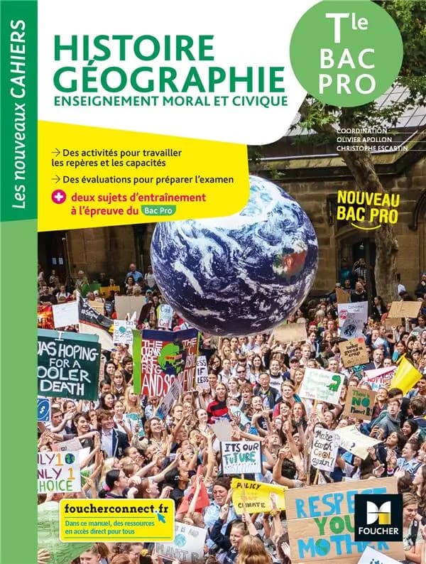 Les nouveaux cahiers : histoire-géographie-EMC ; terminale bac pro ; livre de l'élève (édition 2021)