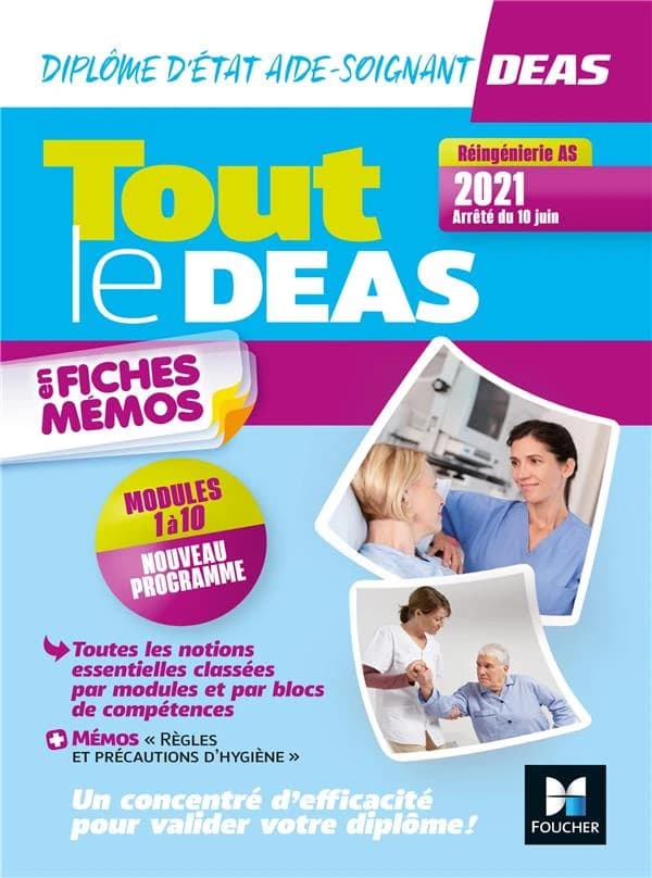 Tout le DEAS : en fiches mémos : modules 1 à 10 : nouveau programme...