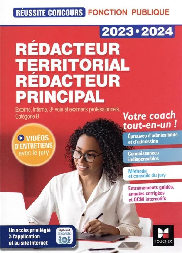 Rédacteur territorial, rédacteur principal : concours externe, interne, 3e voie et examens professionnels, catégorie B