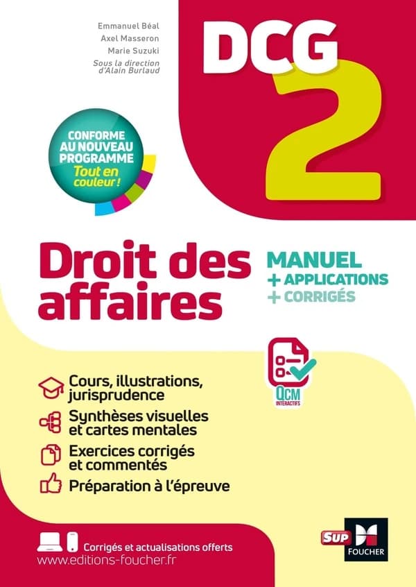 Droit des affaires : manuel + applications + corrigés