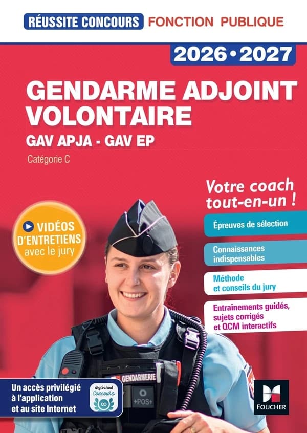 Gendarme adjoint volontaire : APJA et EP-. 2026-2027