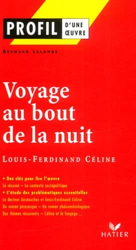 Voyage au bout de la nuit (1932), Céline : résumé, personnages, thèmes