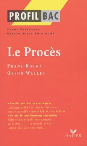 "Le procès", Franz Kafka (1925), Orson Welles (1963)