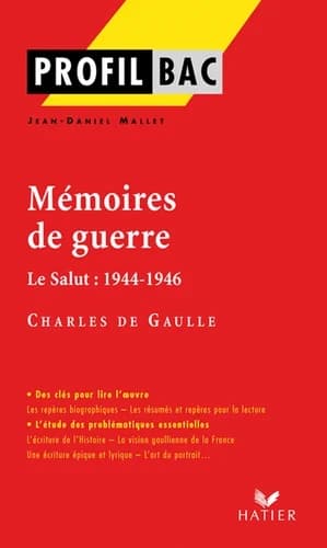 Mémoires de guerre ; le salut : 1944-1946 de Charles de Gaulle