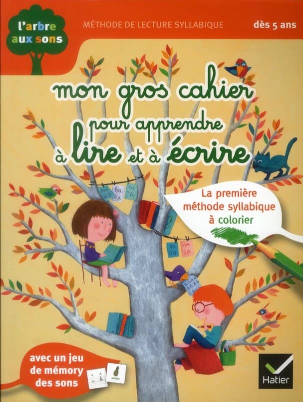 Mon gros cahier pour apprendre à lire et à écrire : [méthode de lecture syllabique, dès 5 ans]