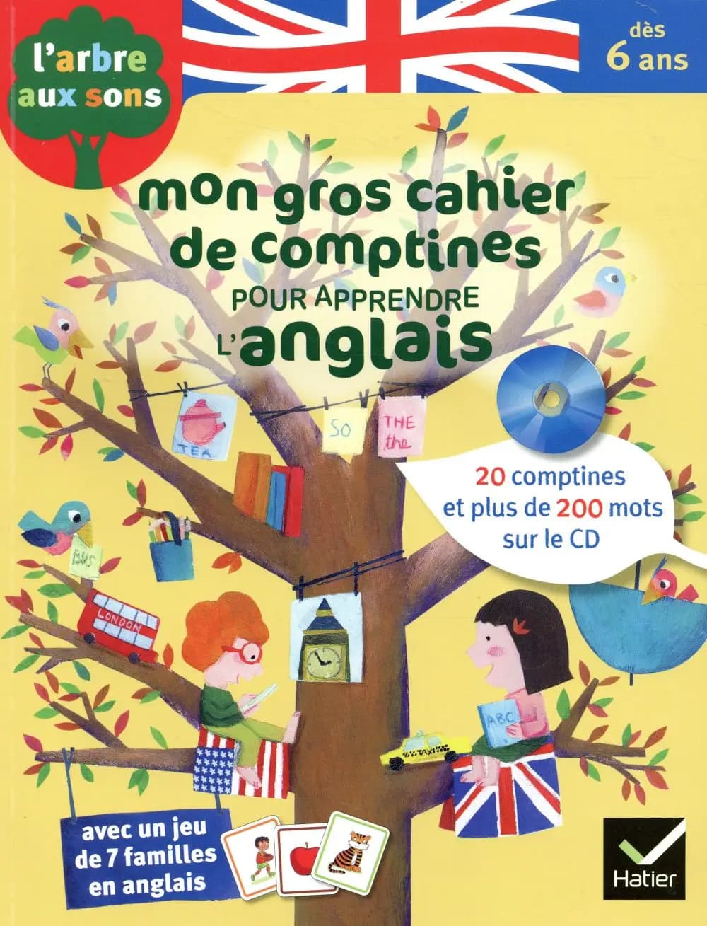 Mon gros cahier de comptines pour apprendre l'anglais