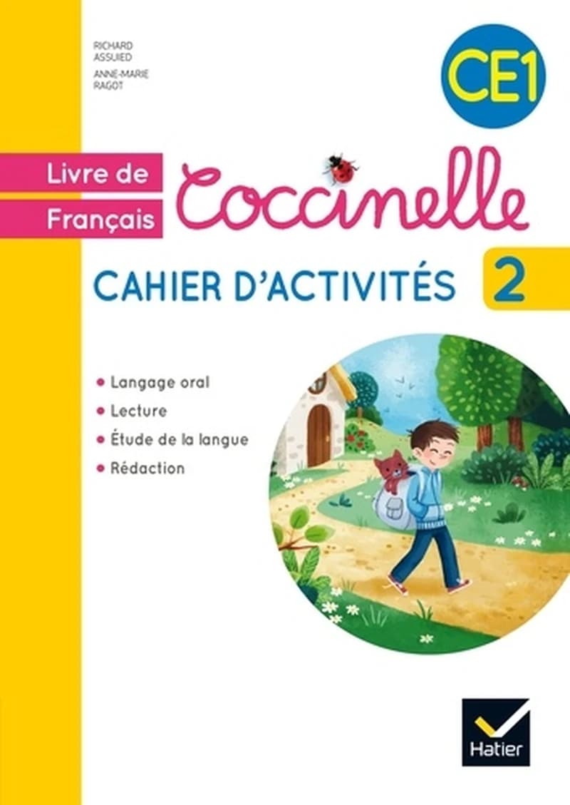COCCINELLE : cahier d'activités Tome 2 ; livre de français ; CE1 (édition 2015)