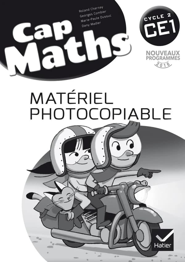 Cap Maths : CE1 ; fichier photocopiable