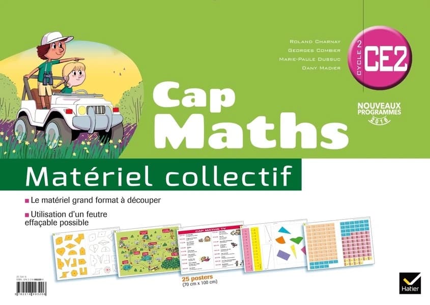 Cap maths ; CE2 ; matériel collectif ; programmes 2016