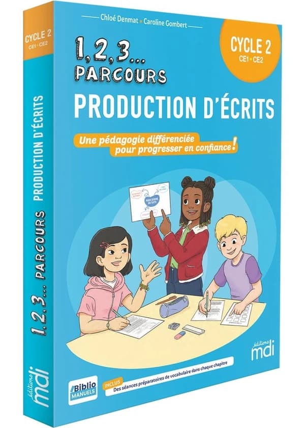 Production d'écrits ; CE1-CE2 (édition 2024)