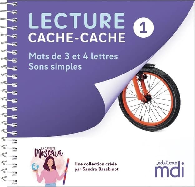 Lecture cache-cache Tome 1 : Mots de 2 à 4 lettres : Sons simples