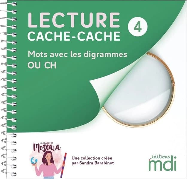 Lecture cache-cache Tome 4 : Mots avec les digrammes OU, CH