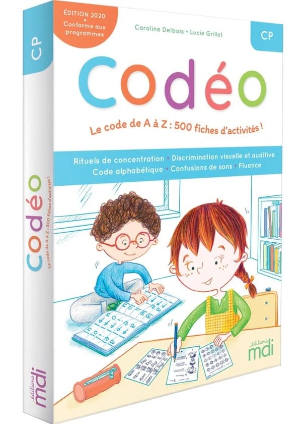 Codéo CP : le code de A à Z : 500 fiches d'activités ! : CP : programmes modifiés 2018