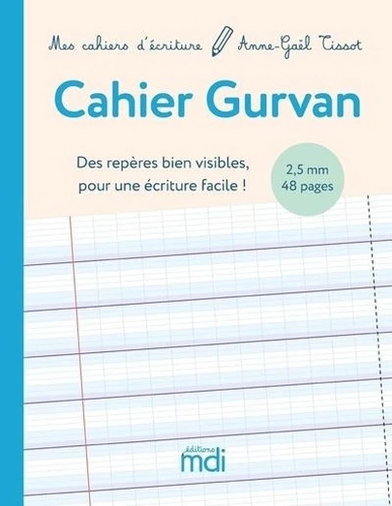Cahier Gurvan : mes cahiers d'écriture ; 2,5 mm (édition 2020)