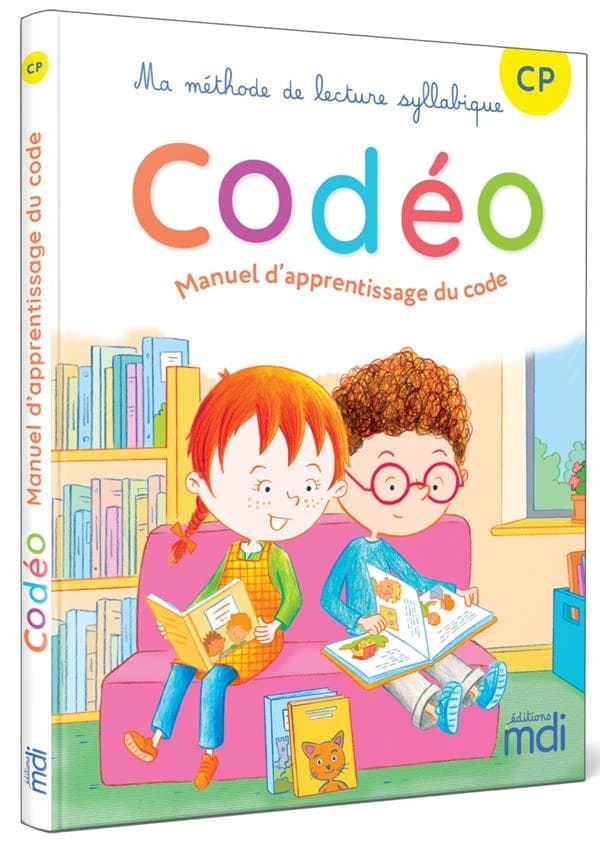 Codéo : manuel d'apprentissage du code, CP : ma méthode de lecture syllabique