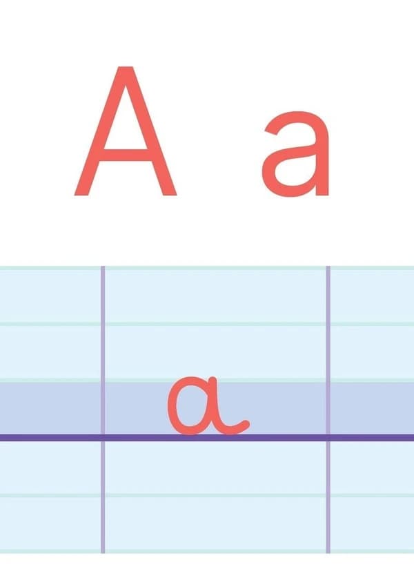 Mes cahiers d'écriture : affichages des lettres de l'alphabet ; MS