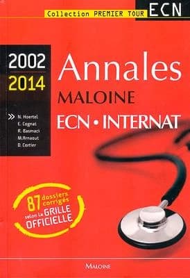 Annales Maloine ECN-internat 2002-2014