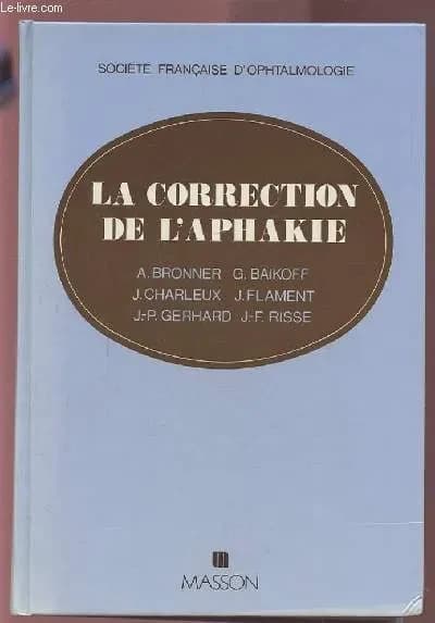 La Correction de l'aphakie