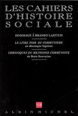 Cahiers d'histoire sociale n.10 : débats autour du livre noir