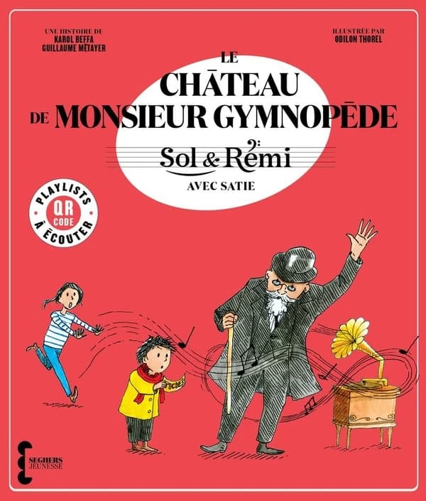 Le château de monsieur Gymnopède : sol et Rémi avec Satiel