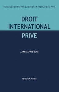 Droit internation privé : années 2016-2017, 2017-2018
