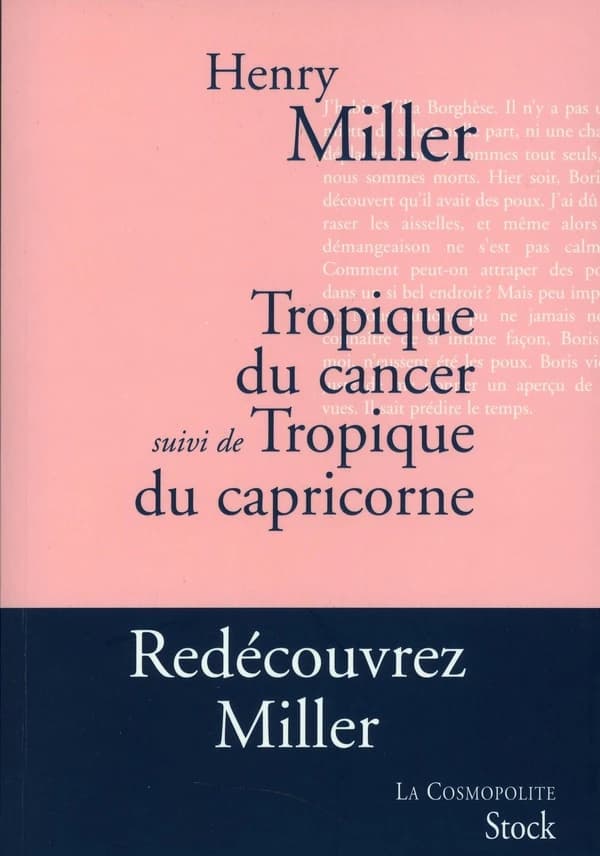 Tropique du Cancer ; suivi de Tropique du Capricorne : roman