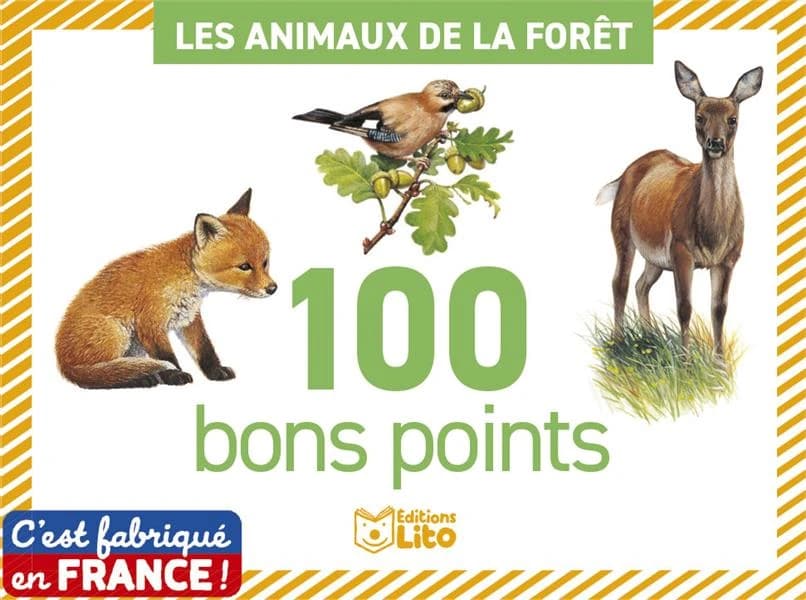 100 bons points : les animaux de la forêt : [Bon point]